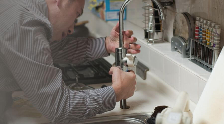 Professional bathroom faucet installation in Washington, IN